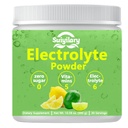 אבקת אלקטרוליטים No Sugar, Electrolyte Drink Mix, 5 ויטמינים ו 6 אלקטרוליטים, Keto Friendly, Potassium & Salt, אבקת הרזיה חינם סוכר, לימון פלמור 300g