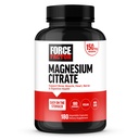כוח גורם Magnesium Citrate, Magnesium תוסף לנשים וגברים כדי לתמוך עצמות, שריר, עצב, העיכול, בריאות הלב, קל על Stomach, טבעוני, 6-Month אספקה, 180 קפסולות