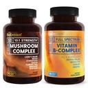 Bio Emblem ויטמין B-Complex ו- Mushroom Complex