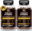 FFECTIVE NUTRA Pure Shilajit קפסולות לגברים ונשים - טהור ההימלאיה שילאג'יט לגברים ונשים - גבוה ב- Trace מינרלים & Fulvic Acid - 10000 מ"ג של תמצית Authentic Shilajit לשרת (120 Count)