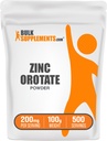 BulkSupplements.com Zinc Orotate Powder - Zinc Minerals Supplement, for Immune Support - Gluten Free, 200mg per Serving, 100g (3.5 oz) (Pack of 1)