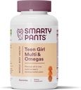 SmartyPants Teen Girl Multi & אומגהs Gummies, 90 Count