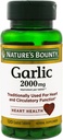 Nature's Bounty Garlic, 2000 מ"ג, 120 טבליות קונדס (Pack of 2), 2 בקבוקי בקבוק כל אחד מ-120 טבליות