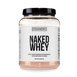 NAKED Strawberry אבקת חלבון hey, רק 3 רכיבים, 25g Grass פד Whey חלבון אבקת, סיוע שרירים צמיחה ושיקום - 24 משרתים
