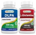 Best Naturals DLPA 500 מ"ג & L-Glutamine 500 מ"ג