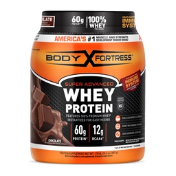 גוף מבצר 100% Whey, אבקת חלבון פרימיום, שוקולד, 1.78lbs