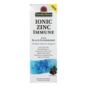 תשובתו של הטבע Ionic Zinc Immune עם Black Elderberry 4 oz לחלץ עם Slippery Elm, Echinacea, Astragalus, סייג' 160 משרתים לבקבוק