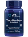 Life Extension Two-Per-Day Multivitamin - דייל דוזה של ויטמינים ומינרלים לגברים ונשים - תוסף ויטמין חיוני לאנרגיה, בריאות - גלוטן חינם - non-GMO - 60 טבליות