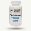High Vitality Multivitamin ו-מינרלים Full Spectrum Gel Easy Swallow Caps Absorption Potency Liquid Foodsent Hair, Skin, Nails, Adrenal, Brain Support Band, 120.0