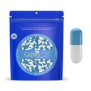 Capsuline Colored Size 000 קפסולות גליטין ריקות כחול / לבן 1000 הרוזן