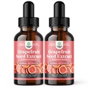 GSE Grapefruit Seed Extractic - One Drop Daily - Super Concentrated Grape Seed Extracts Rich ב Bioflavonoids & Polyphenols for Gut Health & Immune Support - 2 Pack Bundle - 120 ימים