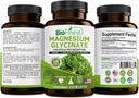 Biofinest Chelated Magnesium Glycinate 200 מ"ג תוסף - תנועה בריאה של לב באזל אנרגיה מטבוליזם Mood Sleep - Made in USA (120 קפסולות)