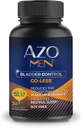 AZO Men Bladder Control, Daily Bladder Support תוכנן באופן ספציפי עבור גברים עוזרים לשמור על שליטה במשקל בריא ולהפחית את Occasional Urgency *, תמיכה Prostate Health *, 30 CT