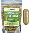 XPRS Nutra Genekgo Biloba קפסולות - Gingko Biloba Encapsulated תוספי עבור Cognition - ג'ינקוב בילובה - Immunity Boosting גינקו בילובה - 180 הרוזן
