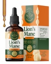 HERBAMAMA Lions Mane Tincture - Focus & Nerve תמיכה עם מיצוי Mane Mushroom של Lion - Hericium Erinaceus Brain Support Supplement - Non-GMO, אלכוהול וסוכר חינם - 84-Day Supply אספקת מזון