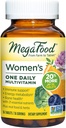Mega Food Womens Multivitamin One Daily - Multivitamin for Women - ויטמין C, ויטמין D, Iron & B ויטמינים - Bone, Energy Metabolism & Immune Support - Vegetarian, GlutenFree - 36 Tablets, 36 משרתות