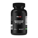 מגנזיום Glycinate 1000 מ"ג עבור מתן 300 מ"ג של מגנזיום אלמנטרי - 90 טבליות Vegetarian - Chelated Form - תומך שריר, משותף, ובריאות הלב *