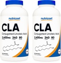 Acid (Congated Linoleic Acid) 2,400 מ"ג, 240 Softgels - Gluten Free, non-GMO, 800mg Per Softgel (2 בקבוקים)