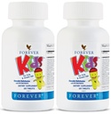 Forever Living - Kids Chewable Multivitamin - Grape Flavor for Healthy growth and Development - No Artificial Flavors - 120 טבליות (Pack of 2)