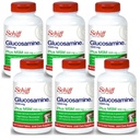 Schiff Glucosamine 1500 מ"ג פלוס MSM ו Hyaluronic Acid, 150 טבליות - תוסף משותף (Pack של 6)