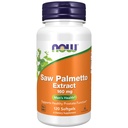 Now Foods Supplements, Saw Palmetto Extract (Serenoa repens) 160 מ"ג, בריאות גברים *, 120 Softgels