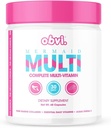 Obvi Mermaid Multi for Women's Health | תוסף Multivitamin מלא עם Marine Collagen ו- Biotin, ויטמין C, A, D כדי לתמוך בעצמות, שיניים, ושרירים | בריאות החיסון | 60 קפסולות, 30 משרתים