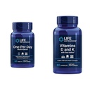 Life Extension One-Per-Day Multivitamin - ארוז עם מעל 25 ויטמינים, מינרלים ופלטי צמחים & ויטמין D ו- K עם Sea-Iodine, ויטמין D3, ויטמין K1 ו-K2, Iodine