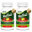 DEVA Tuba Prime Vegan Multivitamin High-Potency ויטמין ו-מינרל דיאטת תוספת תוספי Antioxidants, פירות ותבלינים ירקות, Super Mushrooms, Probiotics, Prebiotics, Seeds, Herbs - 90 Tabs, 2Packs, 2Pack, 2Pack, 2Pack, 2Pack, 2Pack