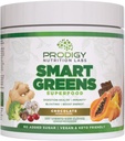 Prodigy Smart Greens - Super Greens אבקת Smoothie & Drink Mix - Probiotics for Digestive Health & Bloating Relief, חלבונים, Veggies, ופירות עם Chlorella לבריאות Gut