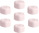 Cadence Travel Containers - Pill Case Set - קפסולות נסיעות מגנטיות,Daily Medicine מארגנת עבור גלולות, תוספים ווויטמינים - 7 Flex Smalls (0.56oz) עבור מארגנת גלולות שבועיות - Petal Dieter