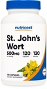 תוספי מזון St John's Wort כמוסות 120 מ"ג - Vegetarian, Gluten Free and non-GMO