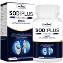 Superoxide Dismutase תוסף 500 מ"ג - SOD בנוסף ל-L-Arginine, Resveratrol ו- E for Immune Support, Antioxidant 60 קפסולות