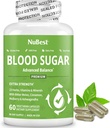 Blood Sugar - Advanced Formula with Bitter Melon, Ashwagandha, Cinnamon, Chromium, Magnesium, ויטמינים, Alpha Lipoic Acid, Cayenne Pepper & More | 60 קפסולות