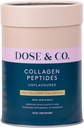 DOSE & CO. Pure Collagen Peptides לשיער, Skin & Nails, Unflavored - תוספי אבקת 10oz