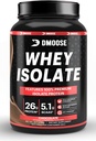 DMoose Whey Isolate אבקת חלבון I 26 גרם חלבון I 5.1g BCAAS I Gluten חינם אני עוזר לשמור על שריר Mass & Decrease Recovery Time I שוקולד & Vanilla I 30 משרתים