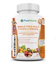 מזון שלם MultiVitamin ומינרלים עם Probiotic Enzymes - 120 Multivitamins for Women and Men - ארוז עם Whole Foods and Herbal Ingredients - אנטיקסידנטים רבי עוצמה עבור תמיכה אקסוויאלית