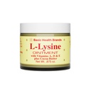 מותגים בסיסיים L-Lysine Lip Ointment עם קמפור, Menthol, ויטמין A & E, 0.875 oz
