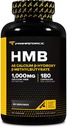 Primaforce HMB (Beta-Hydroxy Beta-Methylbutyrate) 1000 מ"ג, 180 קפסולות (500 מ"ג פר קפסולה) - Gluten Free and non-GMO תוסף