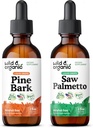 Wild & Organic Pine Bark Tincture 2 fl oz & Saw Palmetto Tincture 2