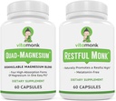 Sleep &laxation Bundle: VitaMonk Melatonin-Free Sleep Aid + Quad Magnesium
