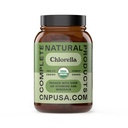 מוצרים טבעיים שלמים אורגני Chlorella קפסולות, 500 מ"ג, 100ct, Pure Green Algae Superfood, Detox & Immune תמיכה, ויטמין B12 & Chlorophyll עשיר, מבוסס צמחים, טבעוני, non-GMO