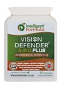 תוסף ראייה Defender Plus עין: הםDS2 פורמולה ויטמינים, מינרלים (Lutein, Zinc) משופר עם Meso-Zeaxanthin for Complete Eyes / Eyesight Health Care & Support. 60 קל-to-Swallow טבעוני קפסולות