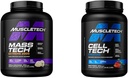 מסת שריר מקבלר Mass-Tech Extreme 2000, אבקת חלבון Whey ו Creatine Monohydrate אבקת Cell-Tech Creatine Post Workout Recovery שתו שריר בונה