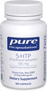 Pure Encapsulations 5HTP 100 מ"ג - בריאות המוח, תקנה שינה ותמיכה Appetite * - 5-Hydroxytryptophan - Gluten Free & Non-GMO - 180 קפסולות