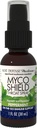 Host Defense MycoShieldגרון Spray - Immune Health Support - Dietary Mushroom תוספת עם Chaga, Reishi, טורקיה Tail & More - On-The-Go Immune Support - Pepper, 1 oz (71 משרתים)