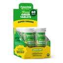 טבליות דשא מרהיבות: Green Superfood Water Flavoring Tablet with Antioxidants & Alkalizing Greens, Lemon Lime, 60 Count Count