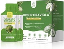 Soursop Graviola אוראלי נוזל 10 FL.OZ, High Absorption Soursop Bitters לשתות עבור נשים וגברים, טרי Graviola פירות לחלץ תאים * Regeneration, Immune & Antioxidant תמיכה, Pineapple Flavor פלמור
