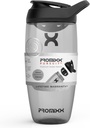 Promixx Pursuit חלבונים Shakerבק (24 oz) - Silent No-Ball Mixer, Leak-Proof Lid, BPA / BPS & Phthalate-Free ECOZEN - Easy-Clean Shaker Cup for Protein Shakes, Pre & Post-Workout Smoothies