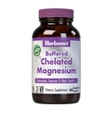 Bluebonnet Nutrition Albion Buffered Chelated Magnesium 200 מ"ג, Magnesium Oxide, Stress Relief, טבעוני, Non GMO, Gluten Free, Soy Free, Milk Free, כשר, 60 קפסולות ירקות, 1 חודש אספקה.