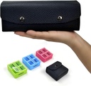 VOFOON Travel Pill מארגנת 4 פעמים ביום, מדפסת גלולות שבועיות 4X ביום מארגנת גלולת גלולות עבור ויטמינים שמן דגים